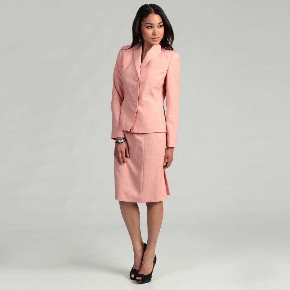 Bogo 1/2 Off! Salmon Pink Evan Picone Suit Gem